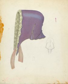 Bonnet, c. 1937. Creator: Bessie Forman