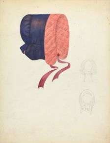 Bonnet, c. 1937. Creator: Dorothy Gernon