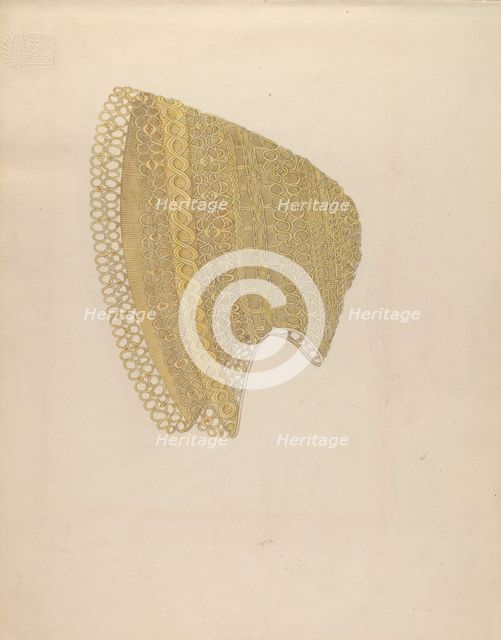 Bonnet, c. 1937. Creator: Doris Beer.