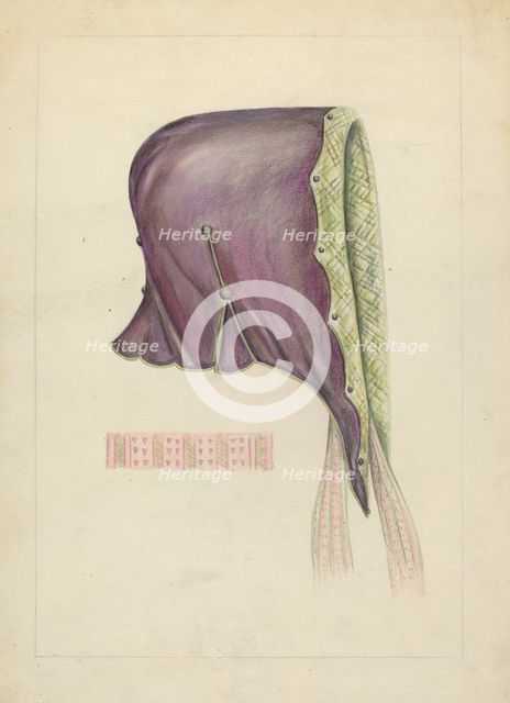 Bonnet, c. 1937. Creator: Fanchon Larzelere.