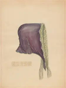 Bonnet, c. 1937. Creator: Fanchon Larzelere