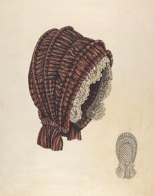 Bonnet, c. 1937. Creator: Lucien Verbeke