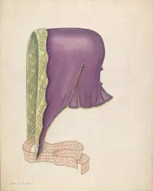 Bonnet, c. 1937. Creator: Sara Garfinkel
