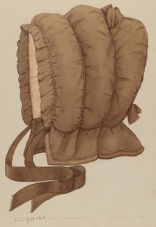 Bonnet, c. 1937. Creator: Sara Garfinkel