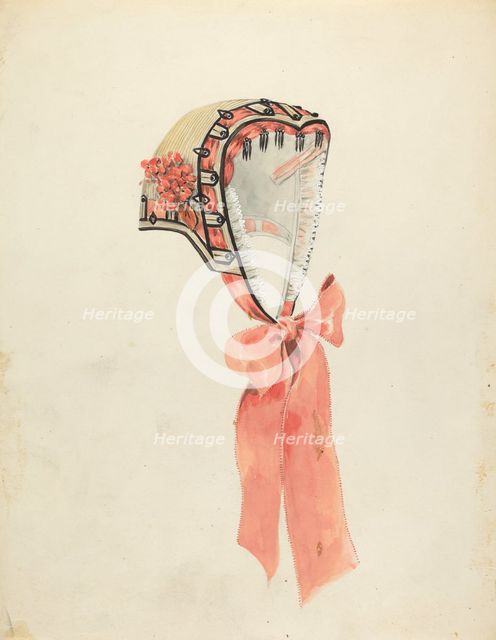Bonnet, c. 1938. Creator: Gertrude Lemberg.
