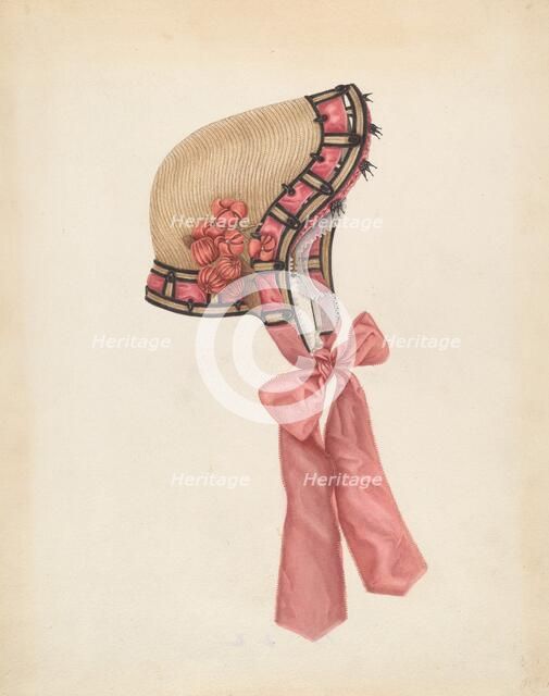 Bonnet, c. 1938. Creator: Gertrude Lemberg.