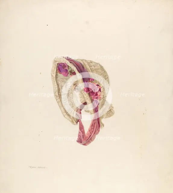 Bonnet, c. 1939. Creator: Frank M Keane.