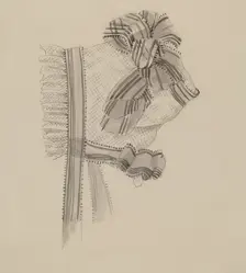 Bonnet, c. 1939. Creator: Ruth Bialostosky