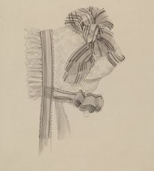 Bonnet, c. 1939. Creator: Ruth Bialostosky