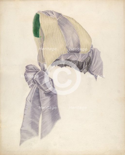 Bonnet, c. 1939. Creator: Ruth Bialostosky.
