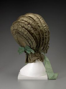 Bonnet (Calash), 1790-1810. Creator: Unknown