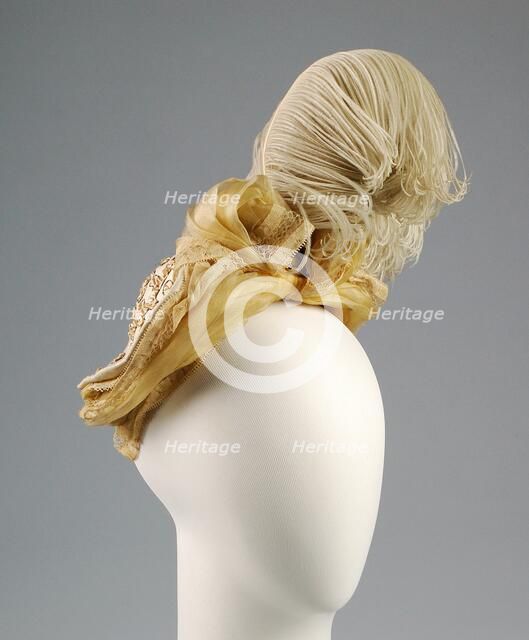 Bonnet, French, ca. 1885. Creator: Berthe.