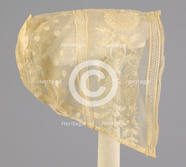 Bonnet, Irish, ca. 1840. Creator: Unknown.