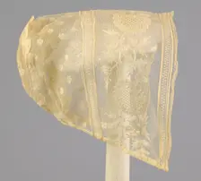 Bonnet, Irish, ca. 1840. Creator: Unknown