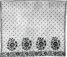 Bonnet Veil, England, 1825/35. Creator: Unknown