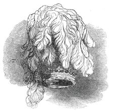 Bonnet worn by the Pretender, at Holyrood, 1845. Creator: Unknown