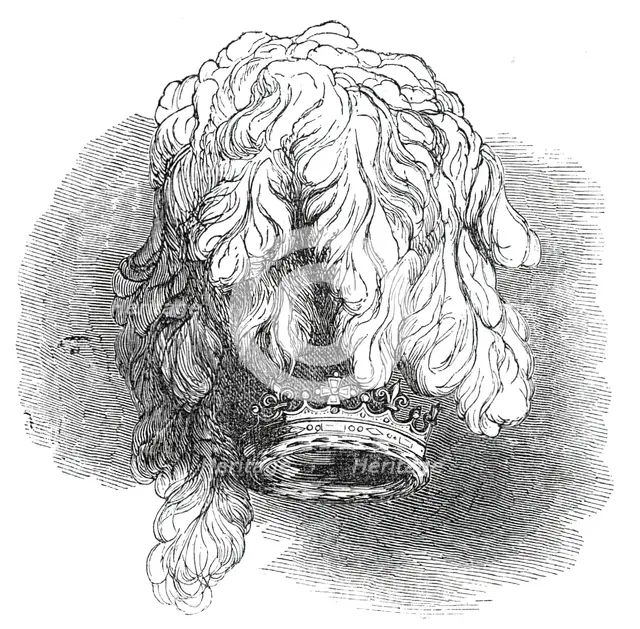 Bonnet worn by the Pretender, at Holyrood, 1845. Creator: Unknown.
