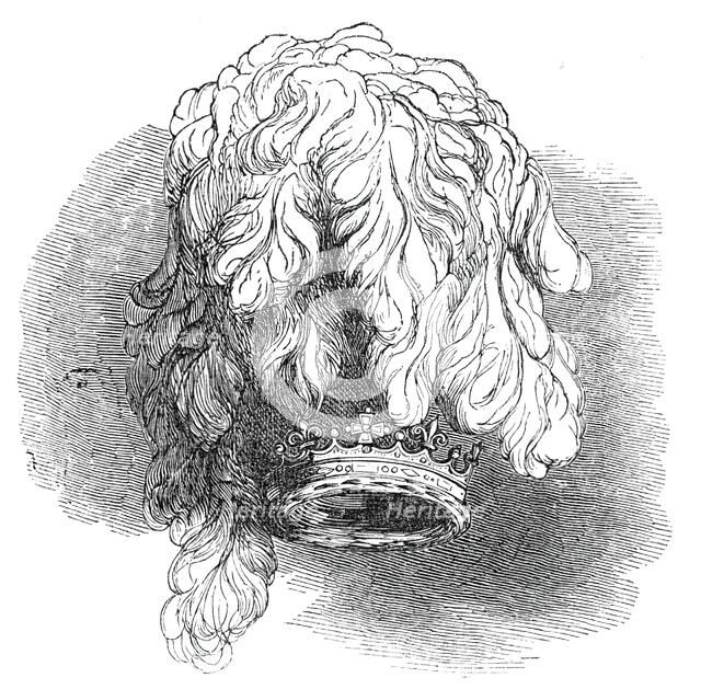 Bonnet worn by the Pretender, at Holyrood, 1845. Creator: Unknown.