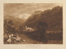 Bonneville, Savoy (Liber Studiorum, part XIII, plate 64), January 1, 1819. Creator: JMW Turner