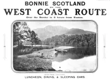 Bonnie Scotland by the West Coast Route - over the border in 6 hours from Euston, 1909. Creator: Unknown