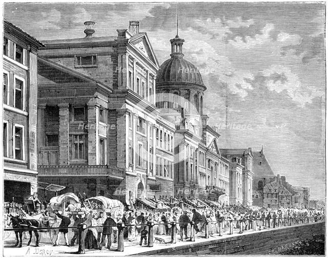 Bonsecours, Montreal, Canada, 19th century.Artist: Deroy