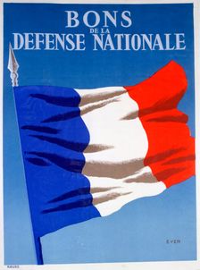 Bons de la Defense Nationale French poster, c1944