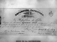 Bonus of the Revolution, (19th century), 1920s