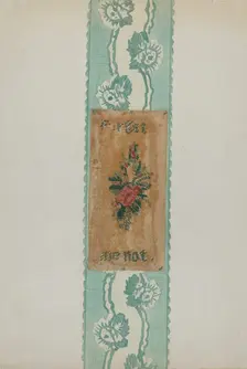Bookmark, c. 1936. Creator: Ellen Duncan