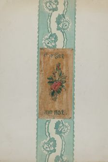 Bookmark, c. 1936. Creator: Ellen Duncan