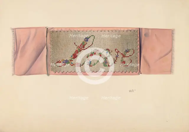 Bookmark, c. 1938. Creator: Edward White.