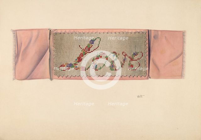 Bookmark, c. 1938. Creator: Edward White.