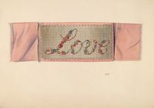 Bookmark, c. 1938. Creator: Edward White