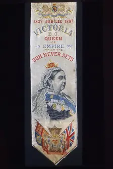 Bookmark, England, 1887. Creator: Possibly Thomas Stevens