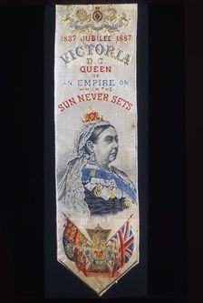 Bookmark, England, 1887. Creator: Possibly Thomas Stevens