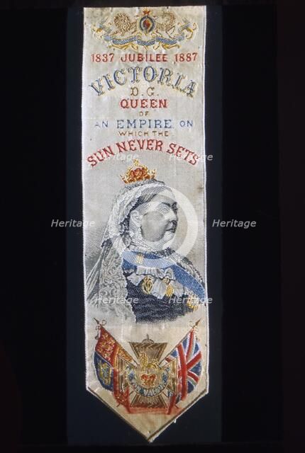 Bookmark, England, 1887. Creator: Possibly Thomas Stevens.