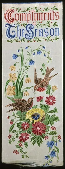 Bookmark, England, 19th century. Creator: Thomas Stevens