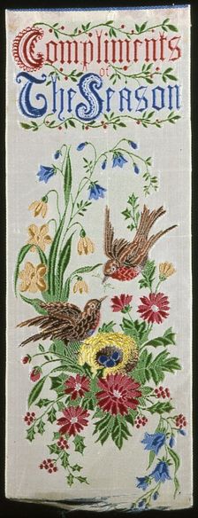 Bookmark, England, 19th century. Creator: Thomas Stevens