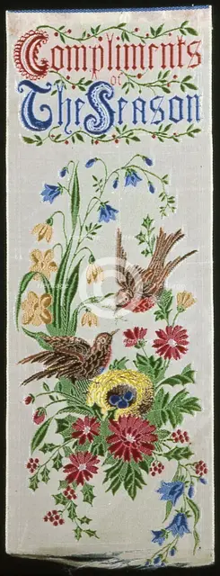 Bookmark, England, 19th century. Creator: Thomas Stevens.