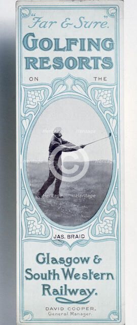 Bookmark issued by the Glasgow & South Western Railway, c1900. Artist: Unknown