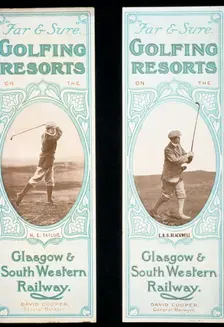 Bookmarks issued by the Glasgow & South Western Railway, c1900. Creator: Unknown