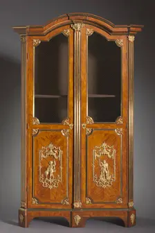 Bookcase, c. 1720. Creator: Charles Cressent (French, 1685-1768), attributed to