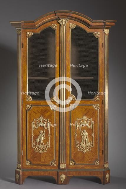 Bookcase, c. 1720. Creator: Charles Cressent (French, 1685-1768), attributed to.