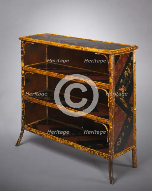 Bookcase, c. 1870-1880. Creator: Unknown.
