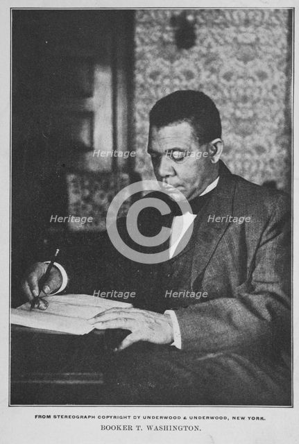 Booker T. Washington, 1907. Creator: Unknown.