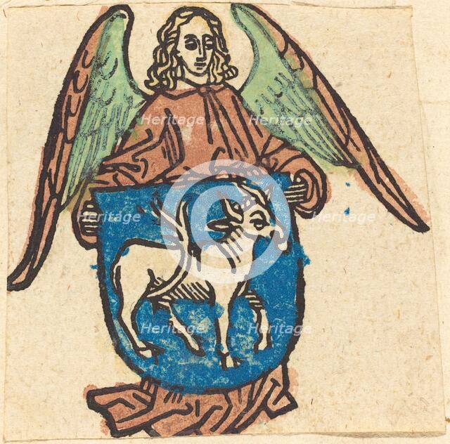 Bookplate of Hilprand Brandenburg of Bibrach, in or after 1500. Creator: Unknown.