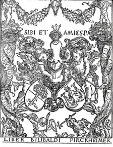 Bookplate of Willibald Pirkheimer c1502-1503, (1906). Creator: Albrecht Durer