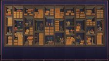 Books and Scholars Accouterments, late 1800s. Creator: Yi Taek-gyun (Korean, 1808-after 1883)
