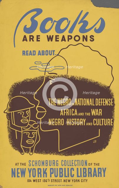 Books Are Weapons, 1935 - 1945 (Inferred). Creator: Unknown.