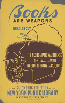 Books Are Weapons, c1935 - 1945. Creator: Unknown