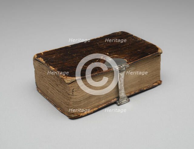 Book with clasp, 1816. Creator: Unknown.